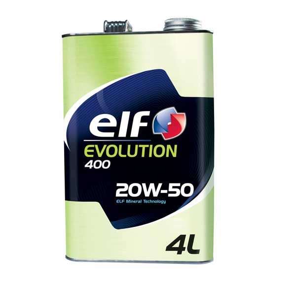 روغن موتور  ELF EVOLUTION 400 20 W 50 API : SL/CF